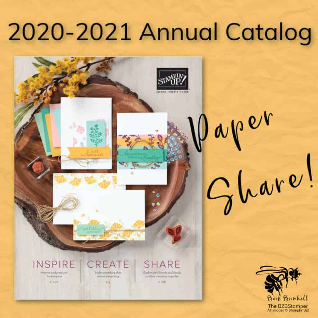 2020-2021 Stampin' Up! Annual Catalog Paper Share