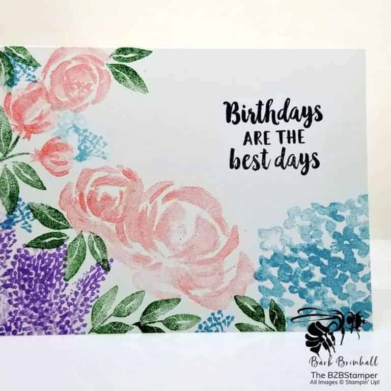 Simple Floral Birthday Card using the Beautiful Friendship Set by Stampin' Up!