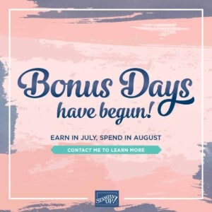 Bonus Days Coupons Start Today!