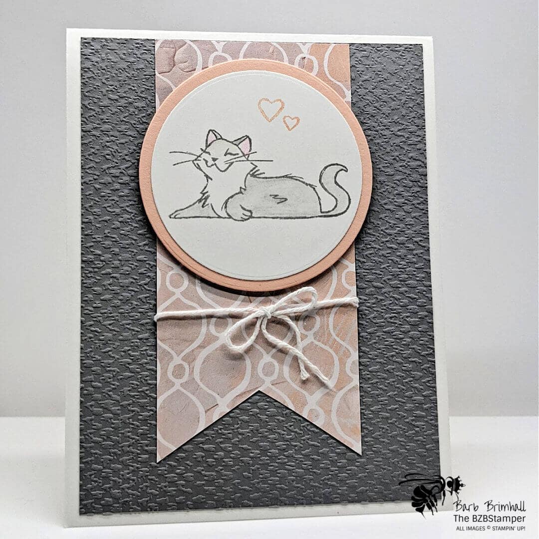 Pink Kitty Card