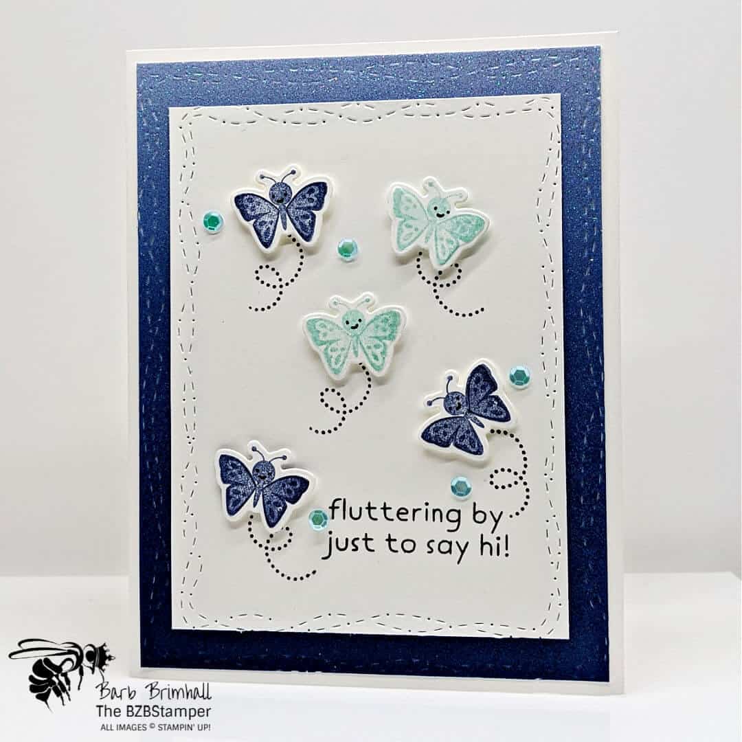 Gorgeous Butterfly Card using Ombre Specialty Paper