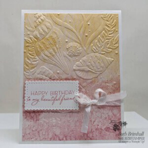Using Patterned Paper to Make a Card in Minutes