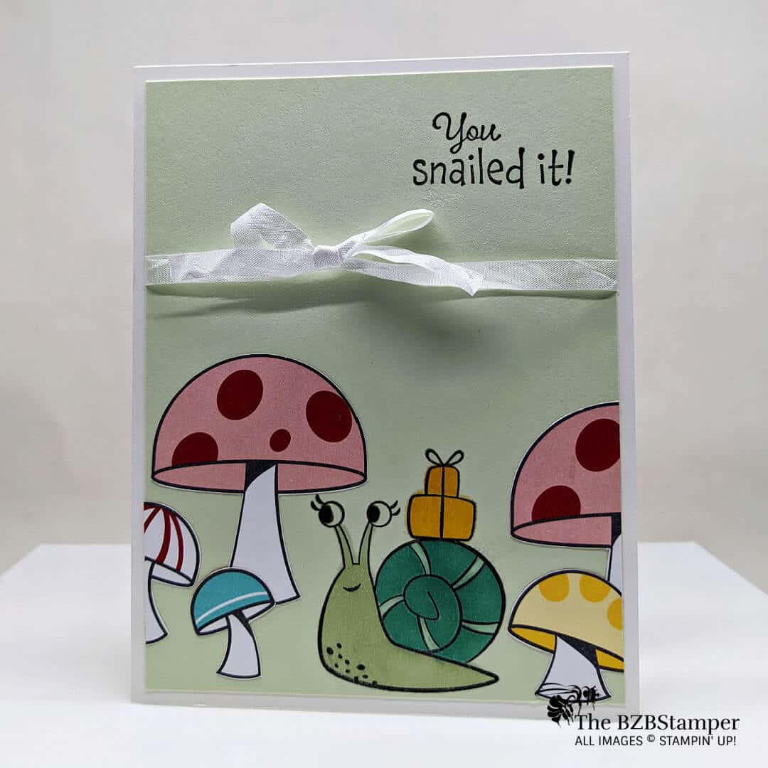 Snail Mail with patterned paper