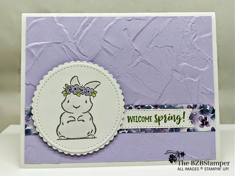 Cute Handmade Bunny Card