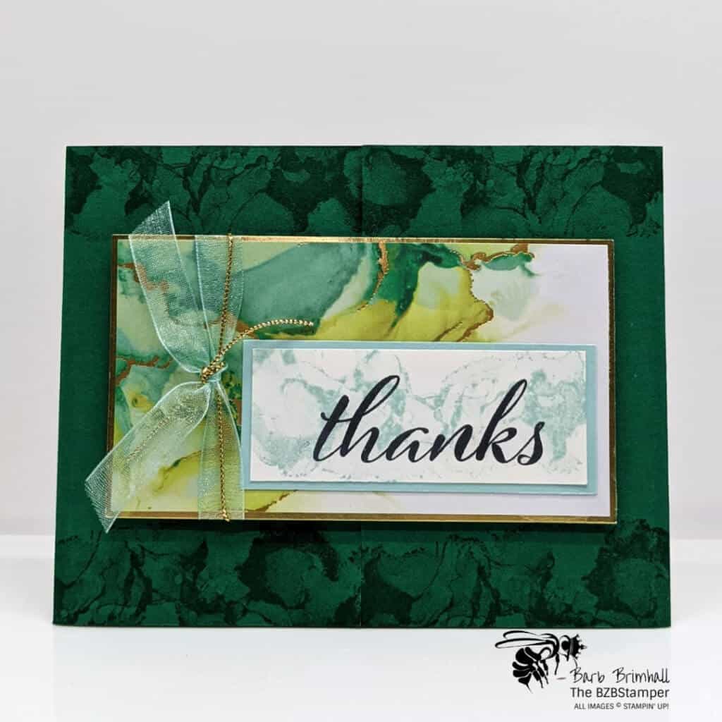 Expressions In Ink Specialty Designer Paper thank you card