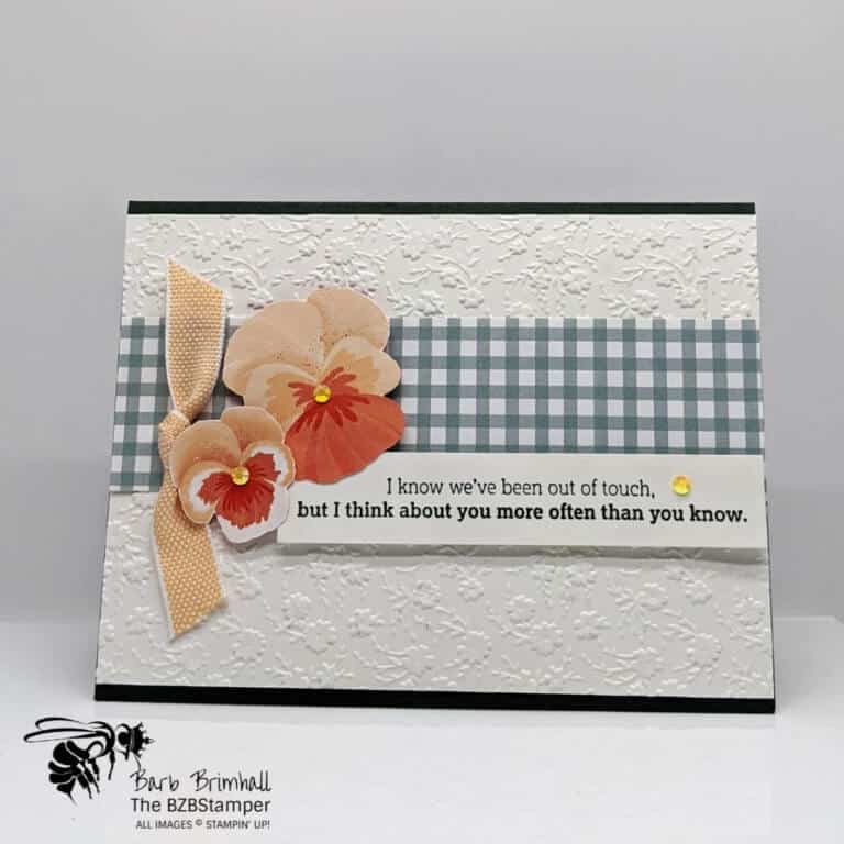 The Ornate Floral Embossing Folder by Stampin’ Up!