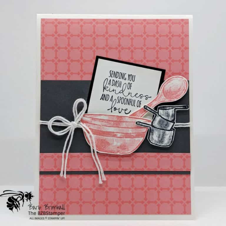 Versatile Handmade Card Sketch in Flirty Flamingo