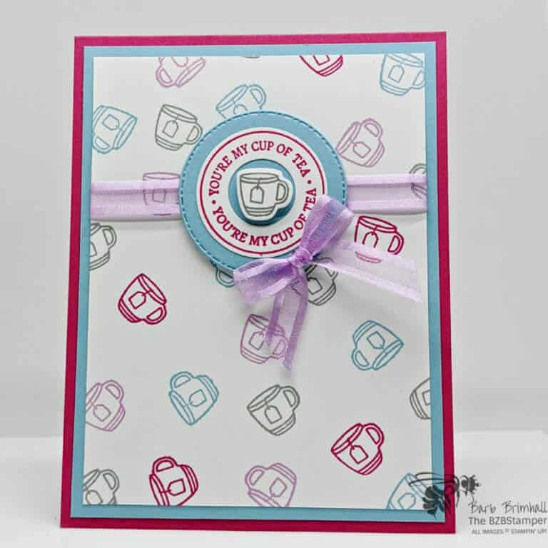 A Handmade Card for Tea Lovers