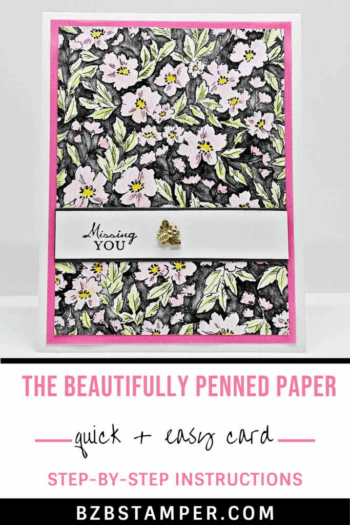 Beautifully Penned Sale-a-Bration Paper in Polished Pink