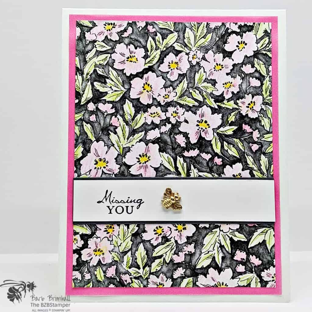 Beautifully Penned Paper by Stampin Up