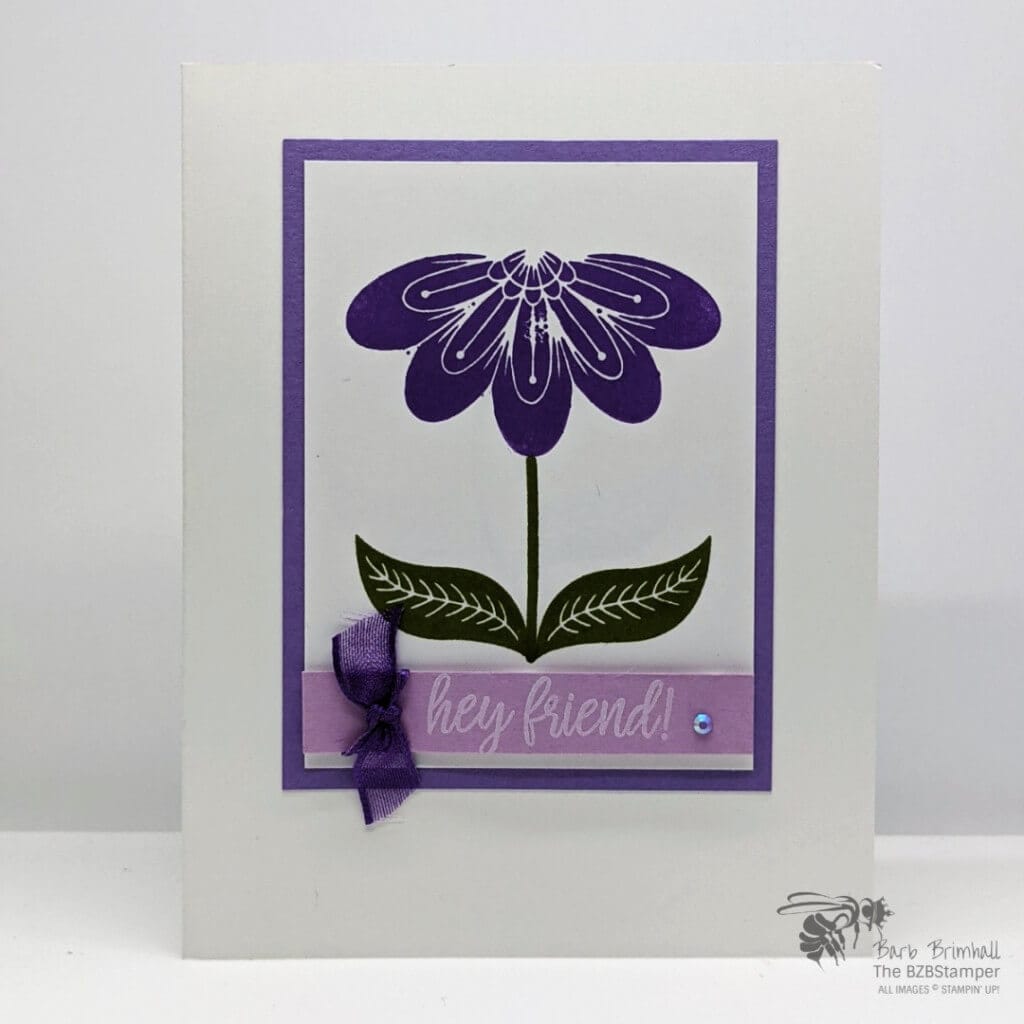 In Symmetry Stamp Set by Stampin' Up! in Purple