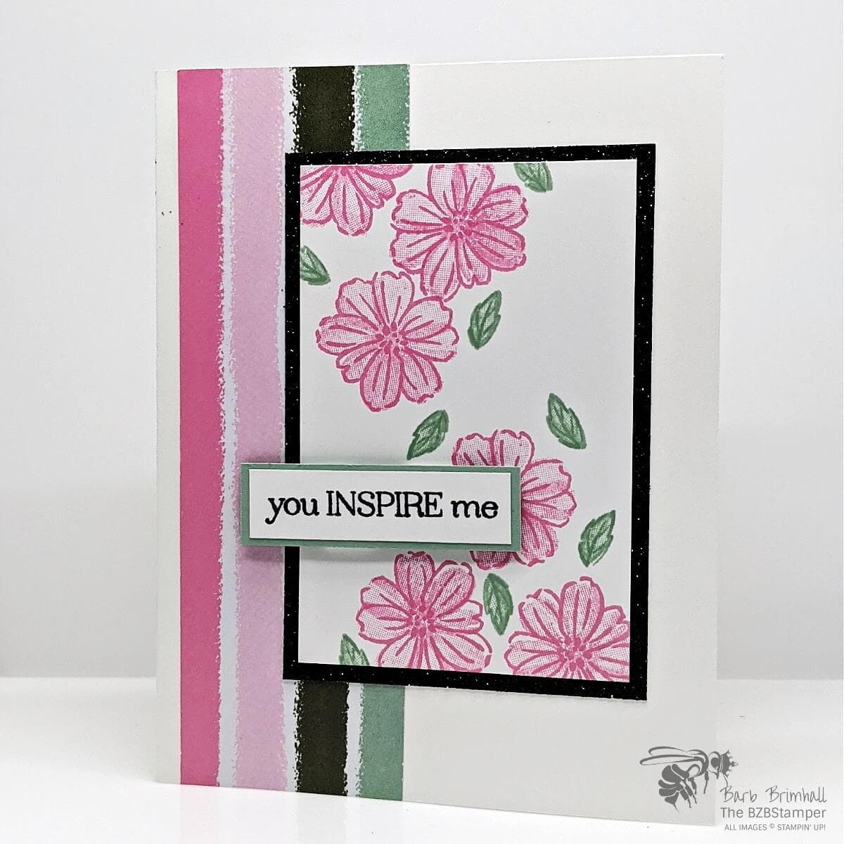 Delicate Dahlias Stamp Set in Pink