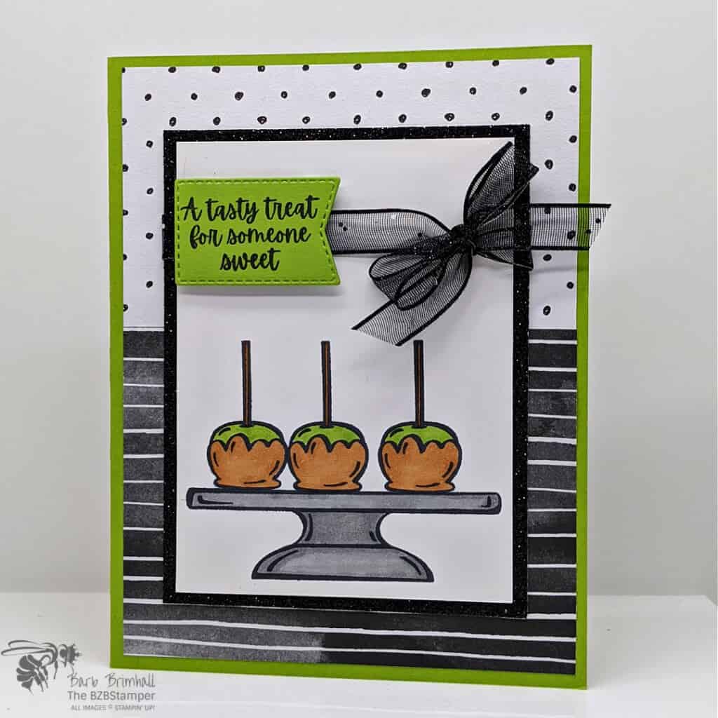 Candied Apple Card using Sweets & Treats Stamp Set by Stampin' Up!
