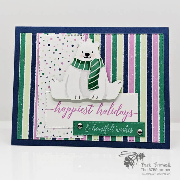 Penguin Playmates Patterned Paper with Polar Bear