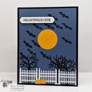 Frightfully Cute Bundle by Stampin' Up! Halloween Card