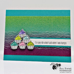 Cupcake card featuring the Measure of Love Stamp Set by Stampin' Up!