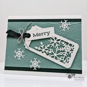 Christmas Card featuring the Time of Giving Bundle by Stampin' Up!