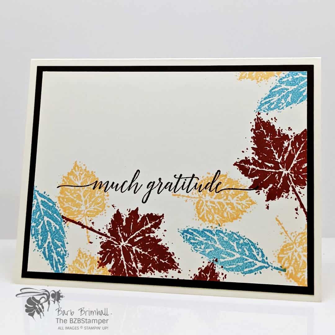 Quick and Easy Handmade Gratitude Card