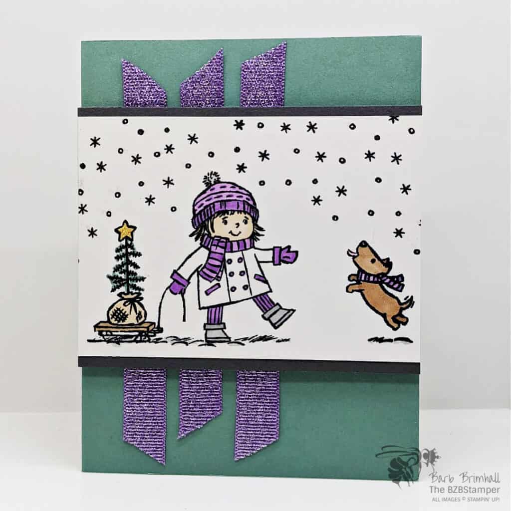 Simple Christmas Card using the Seasons of Fun Stamp Set