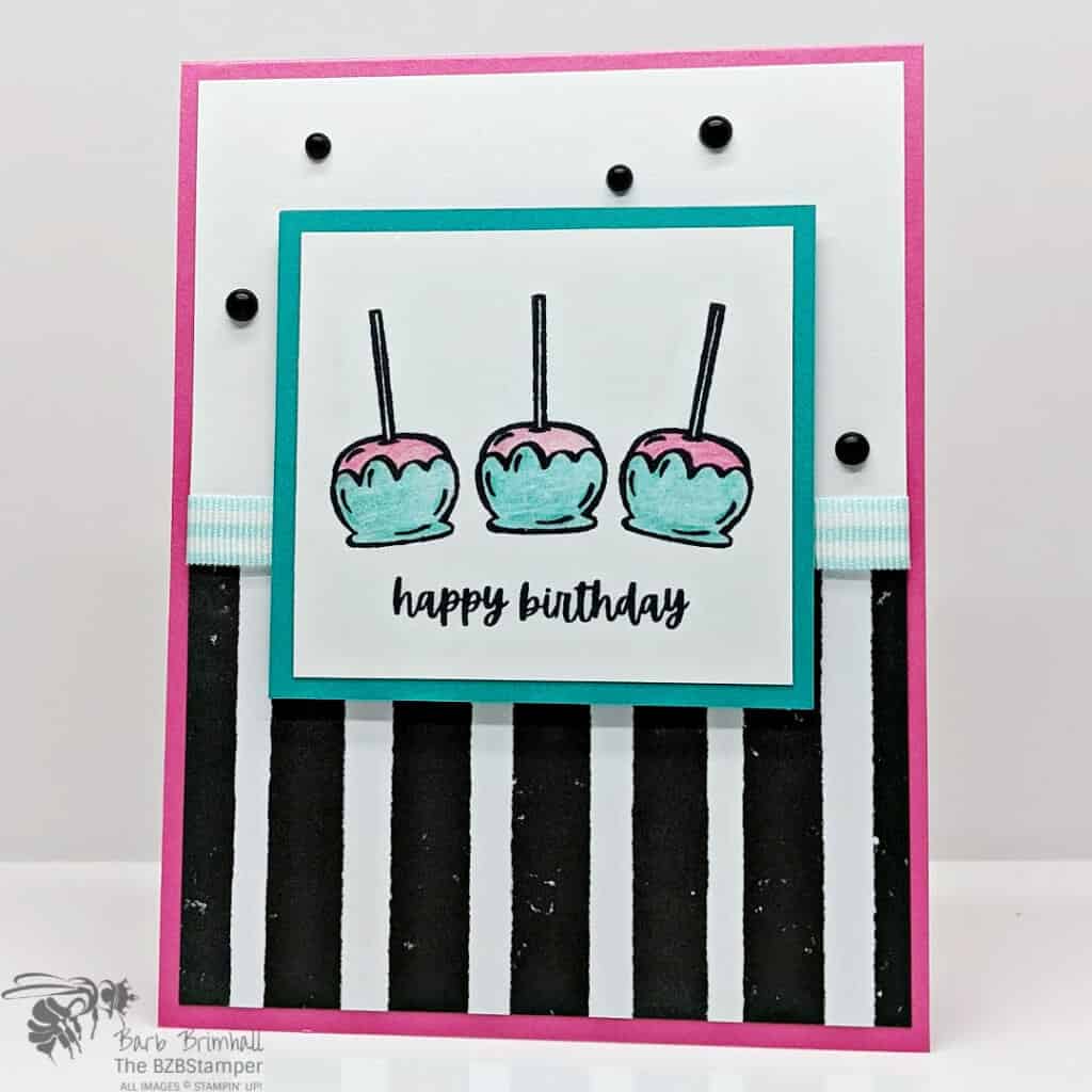 Cute Handmade Card featuring Cake Pops