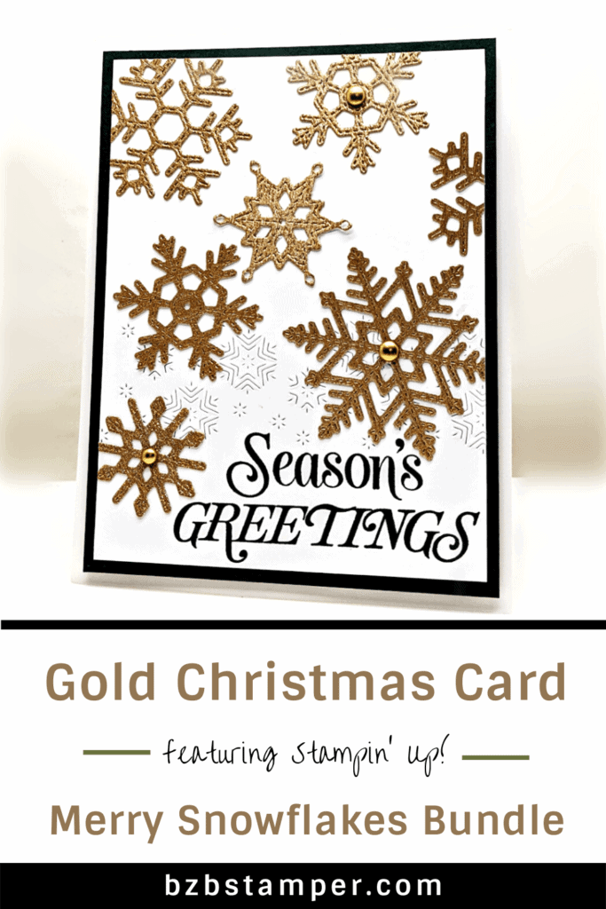 Merry Snowflakes Bundle by Stampin' Up! in Gold