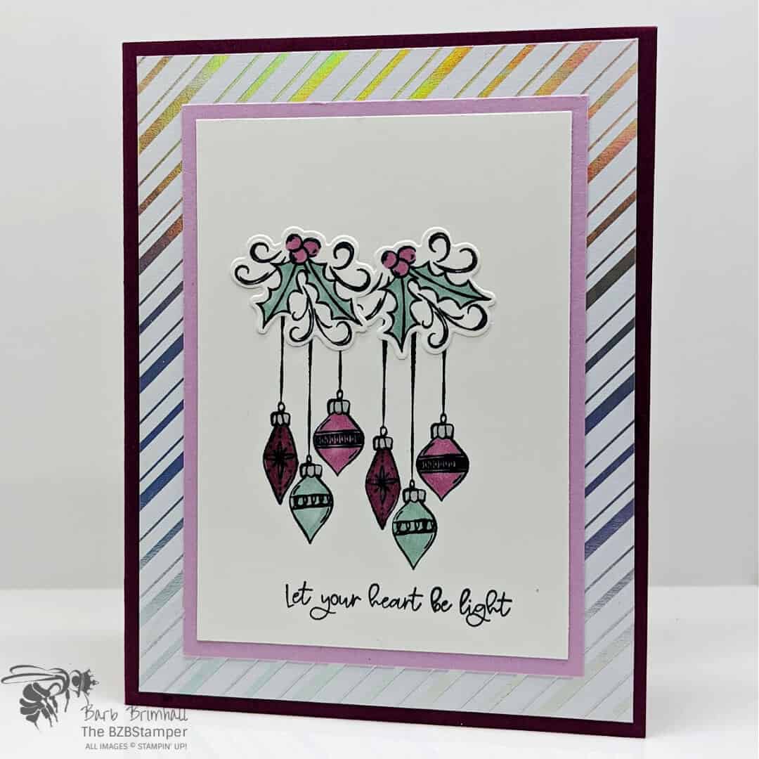 Whimsy and Wonder Ornament Card