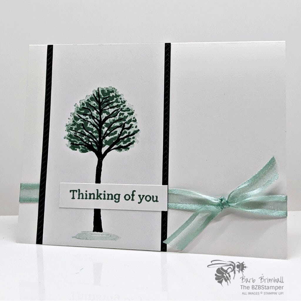 Beauty of Friendship Thinking of You Card in Greens