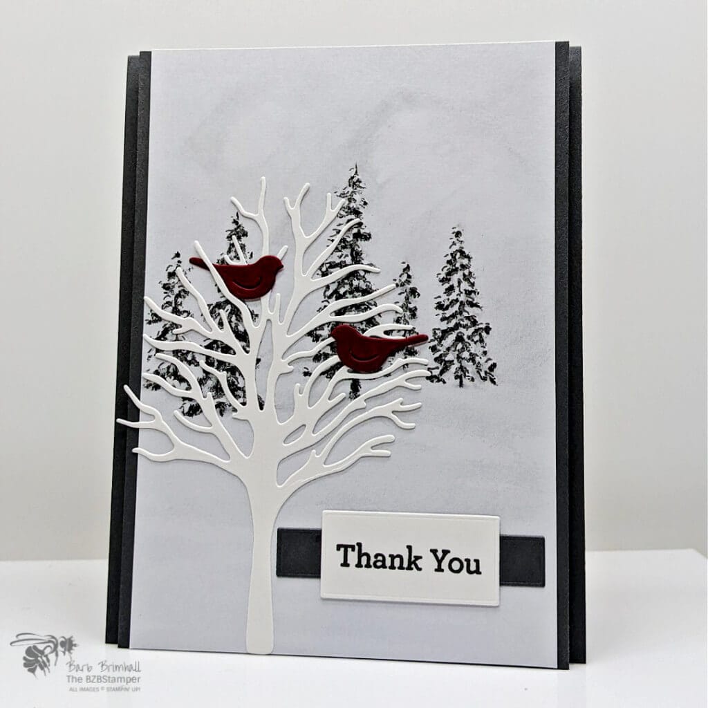 Beauty of Friendship Card with 2 red cardinals