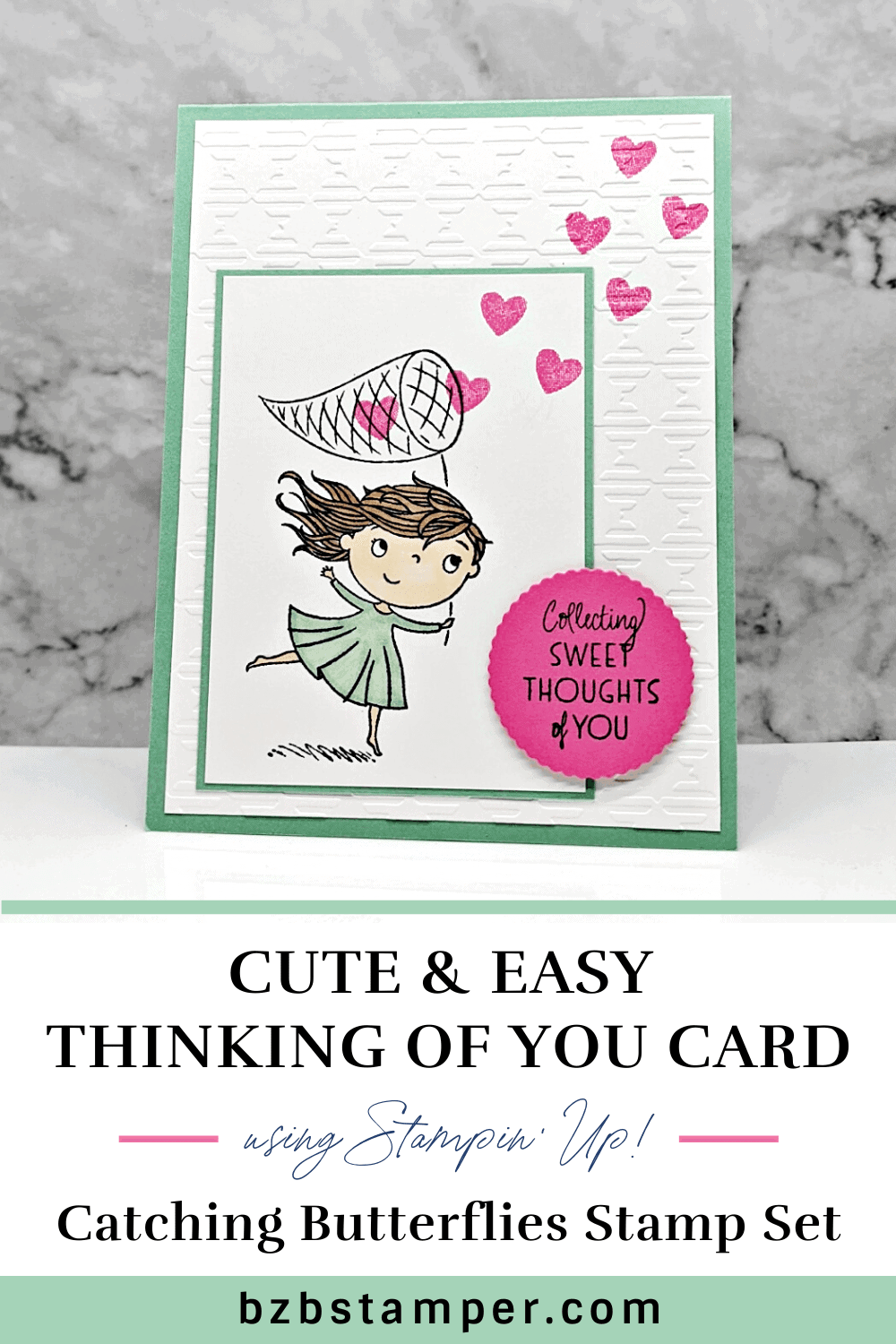 Cute and Easy Thinking of You Card - Barb Brimhall, The BZBStamper