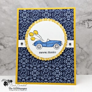 Driving By Thank You Card for Car Lovers