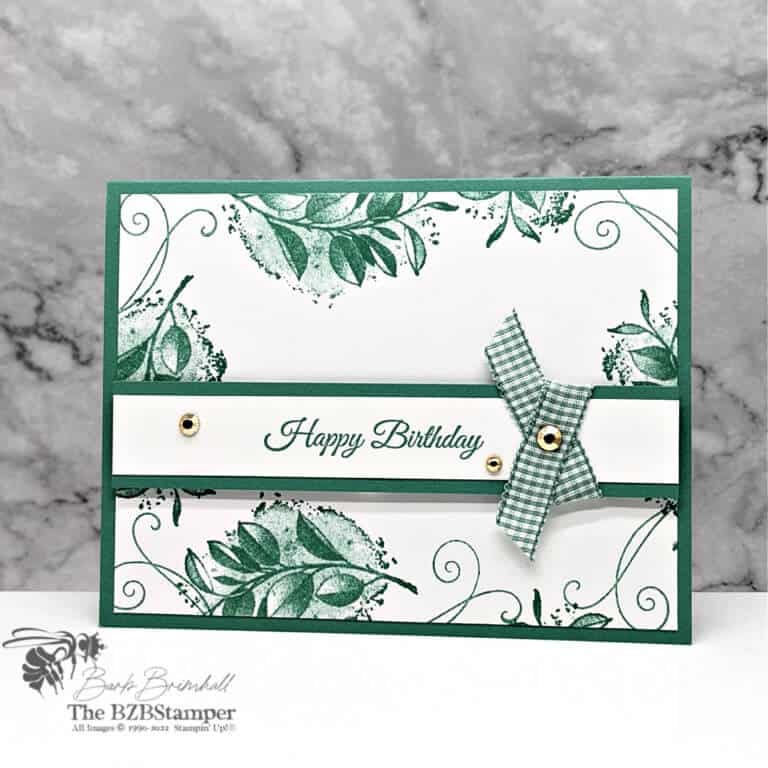 Easy Handmade Floral Birthday Card