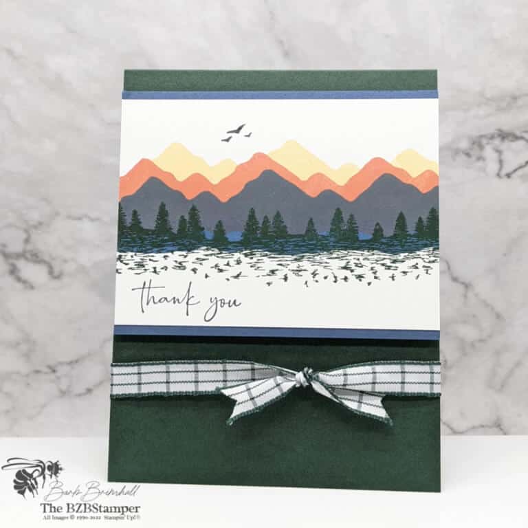 Masculine Thank You Card