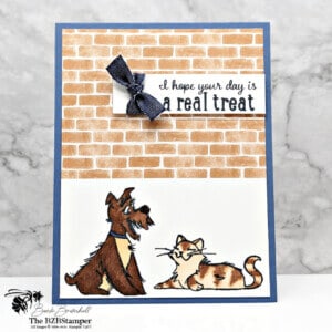 Pampered Pets Stamp Set by Stampin' Up! Handmade Card