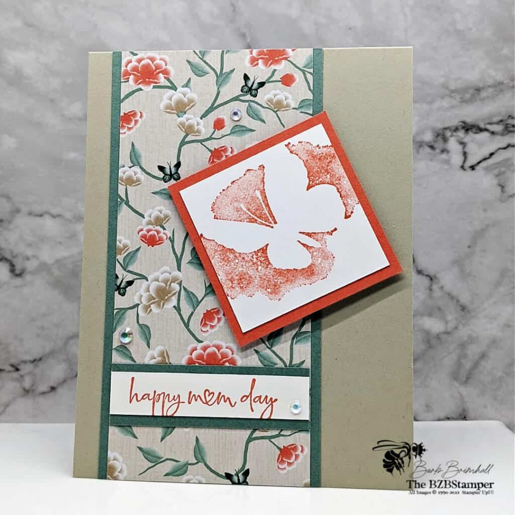 Handmade Mother's Day Card with Butterfly
