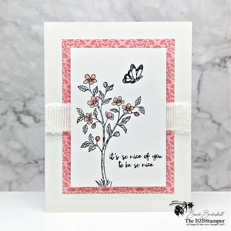 A Quick Handmade Thank You Card