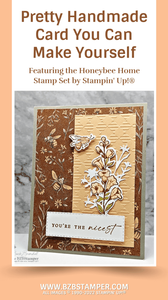 Handmade card using the Honeybee Home Bundle by Stampin Up