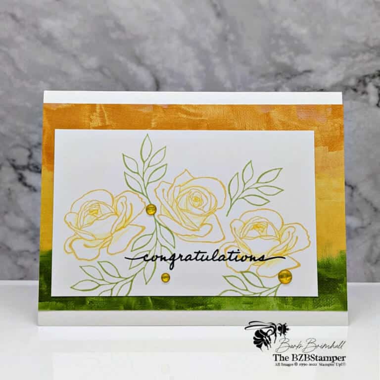 Quick Handmade Congratulations Card