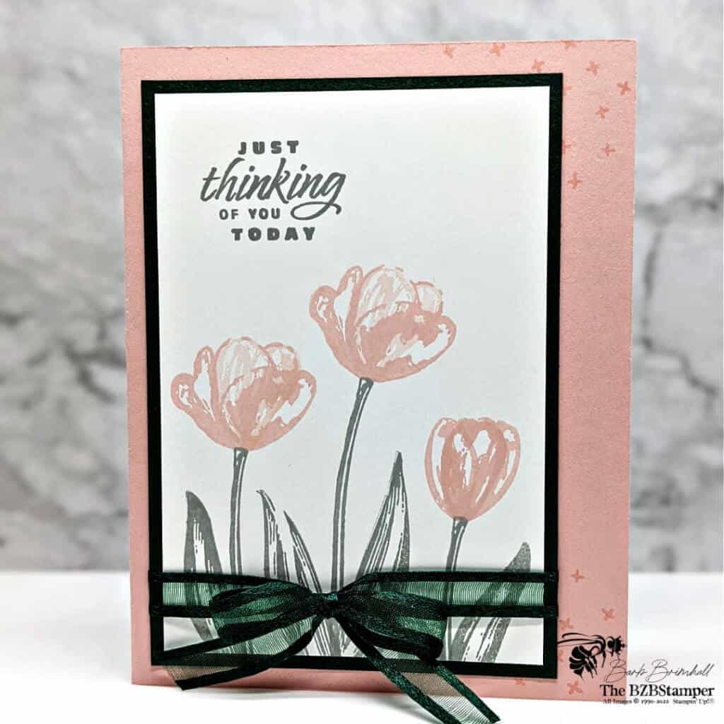 Thinking of You card with Tulips
