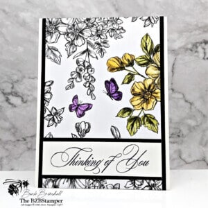 Elegant Floral Thinking of You Card