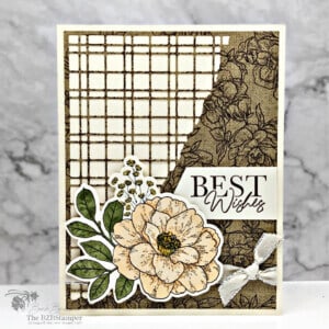Cottage Rose with Split Card Textures Dies
