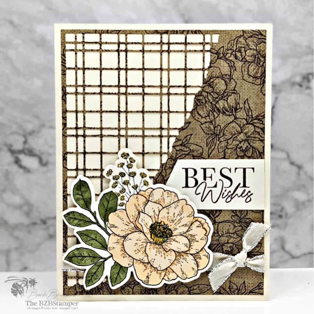 Cottage Rose with Split Card Textures Dies