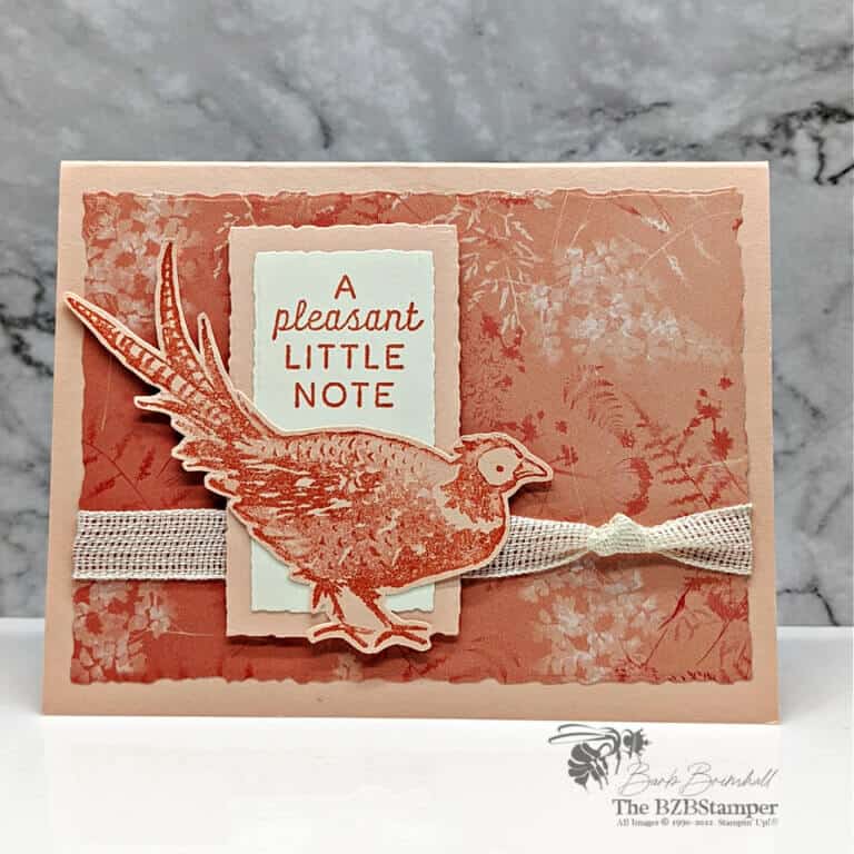 DIY Card Idea using Painted Pheasant Stamp Set
