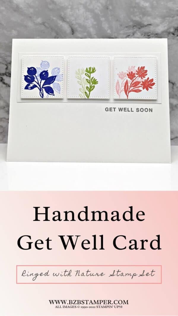 Quick And Easy Handmade Get Well Card | Barb Brimhall, The BZBStamper