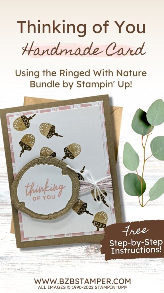 Thinking of You Card feautring the Ringed with Nature Bundle