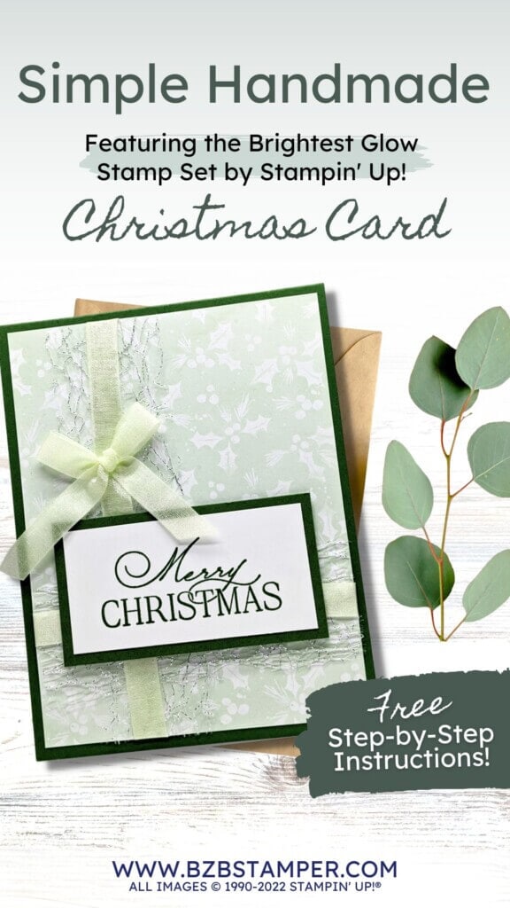 Stampin' Up! Elegant Handmade Christmas Card