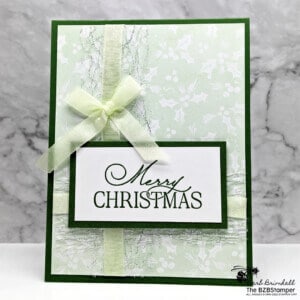 Elegant Handmade Christmas Card