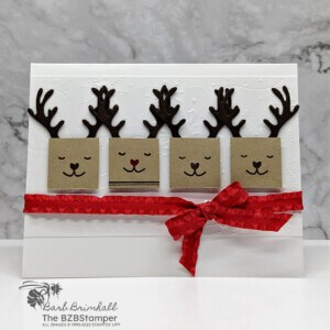 Christmas Card featuring Reindeer