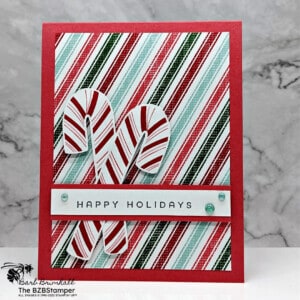 Christmas Card featuring the Sweetest Christmas Paper by Stampin' Up!