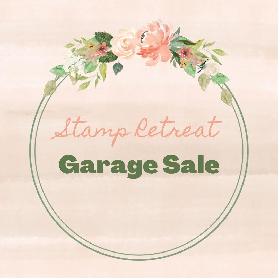 Stamp Retreat garage sale