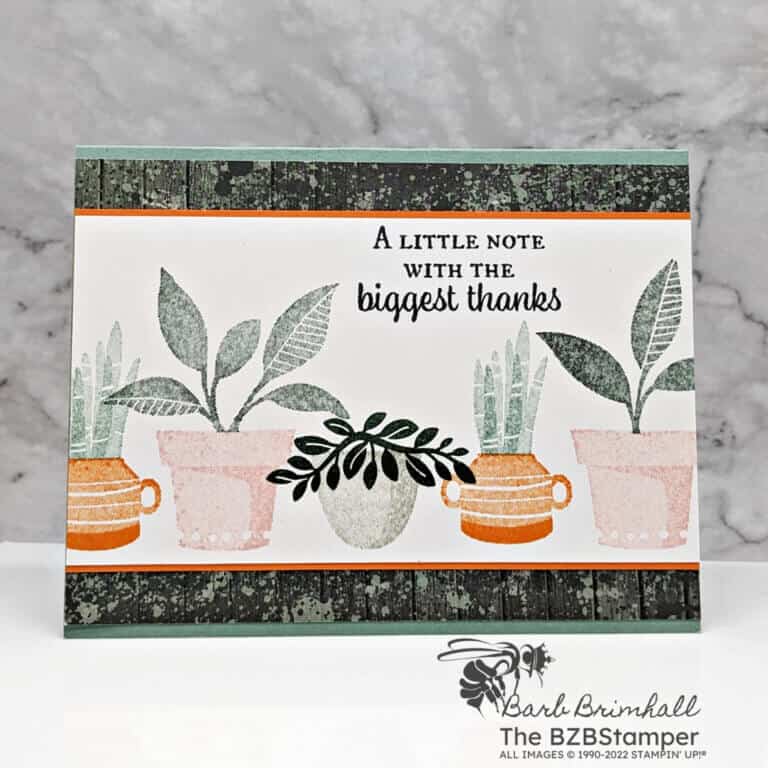 Plentiful Plants Thank You Card